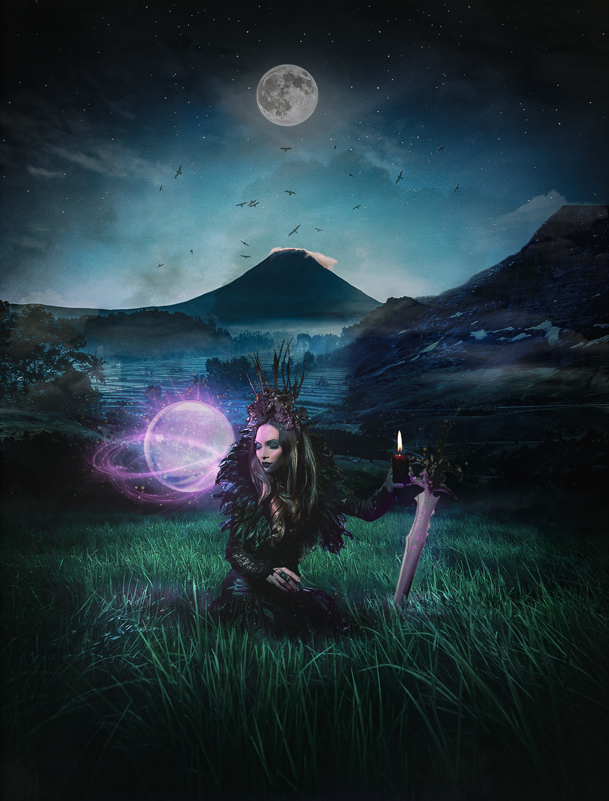 Witchcraft - Digital Artwork - Adobe Photoshop